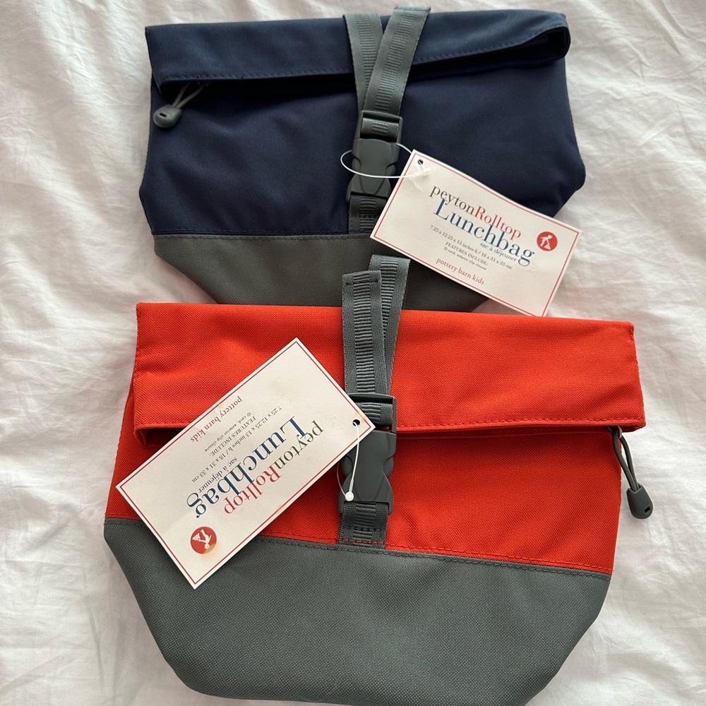 New - Pottery Barn lunch bags